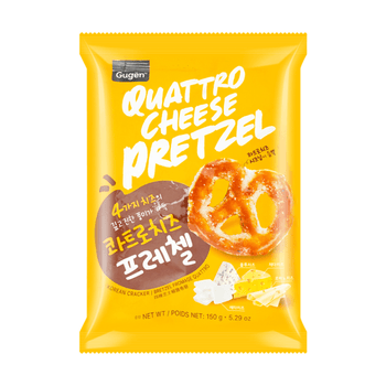 Gugen Quattro Cheese Pretzel 150g - A&E Foodstore