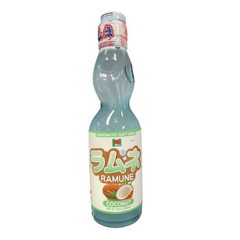 Hana Ramune Carbonated Beverage Coconut Flavor 200ml - A&E Foodstore
