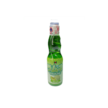 Hana Ramune Carbonated Beverage Melon Flavor 200ml - A&E Foodstore