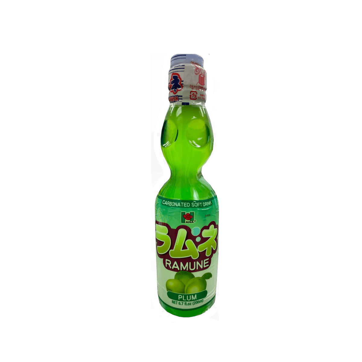 Hana Ramune Carbonated Beverage Plum Flavor 200ml - A&E Foodstore