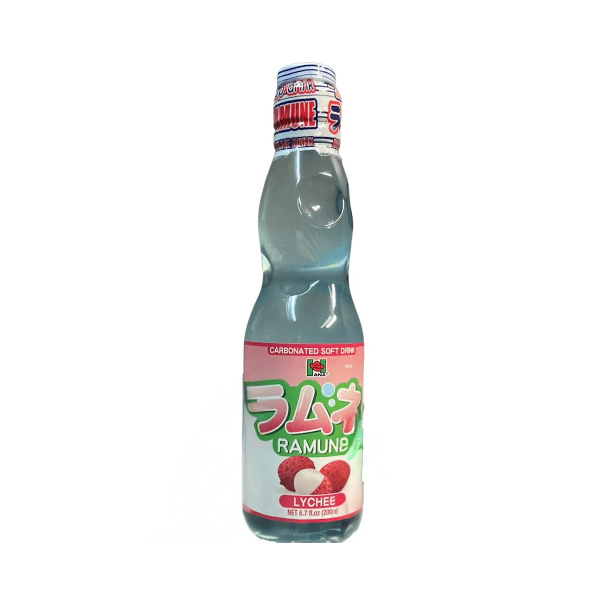 Hana Ramune Soda Lychee Flavor 200ml - A&E Foodstore