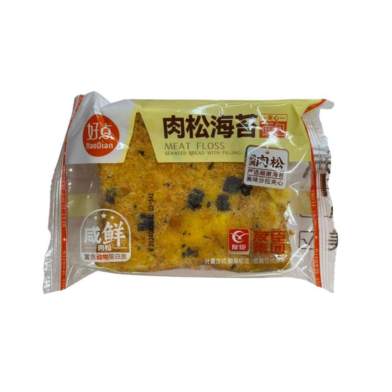 Youchen HaoDian Meat Floss Seaweed Toast with Filling 30pcs 2kg