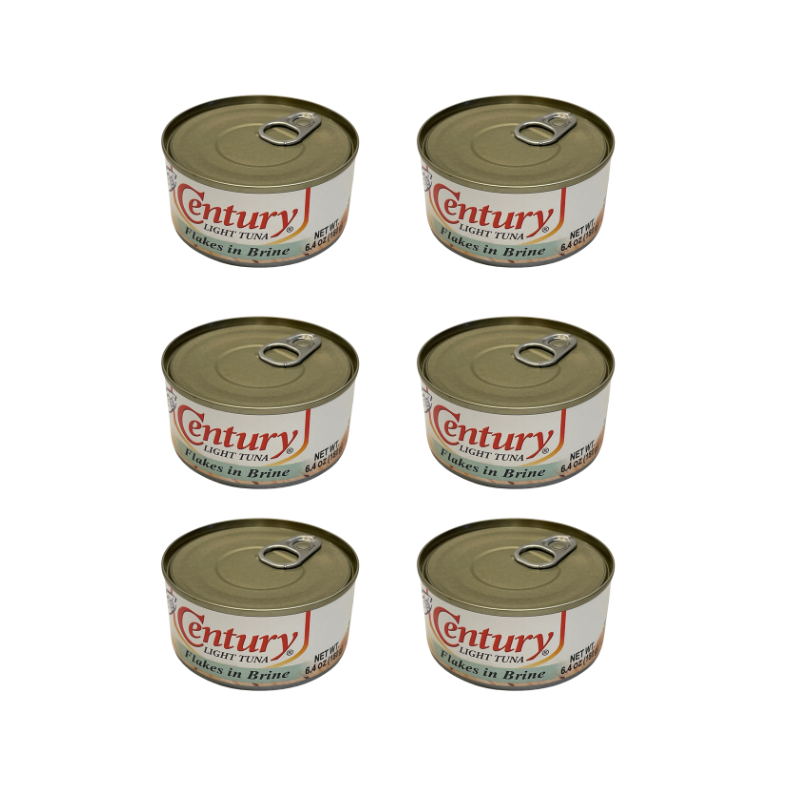 Century Tuna Flakes in Brine 6.4 oz