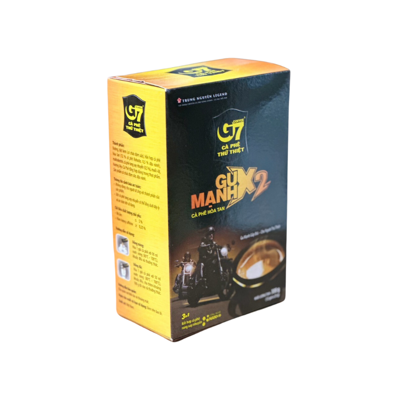 Trung Nguyen G7 Strong X2 3 In 1 Instant Coffee 10 oz