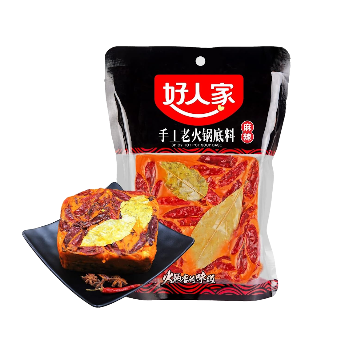 Haorenjia Sichuan hot pot soup base 500g - A&E Foodstore