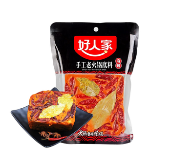 Haorenjia Sichuan hot pot soup base 500g - A&E Foodstore