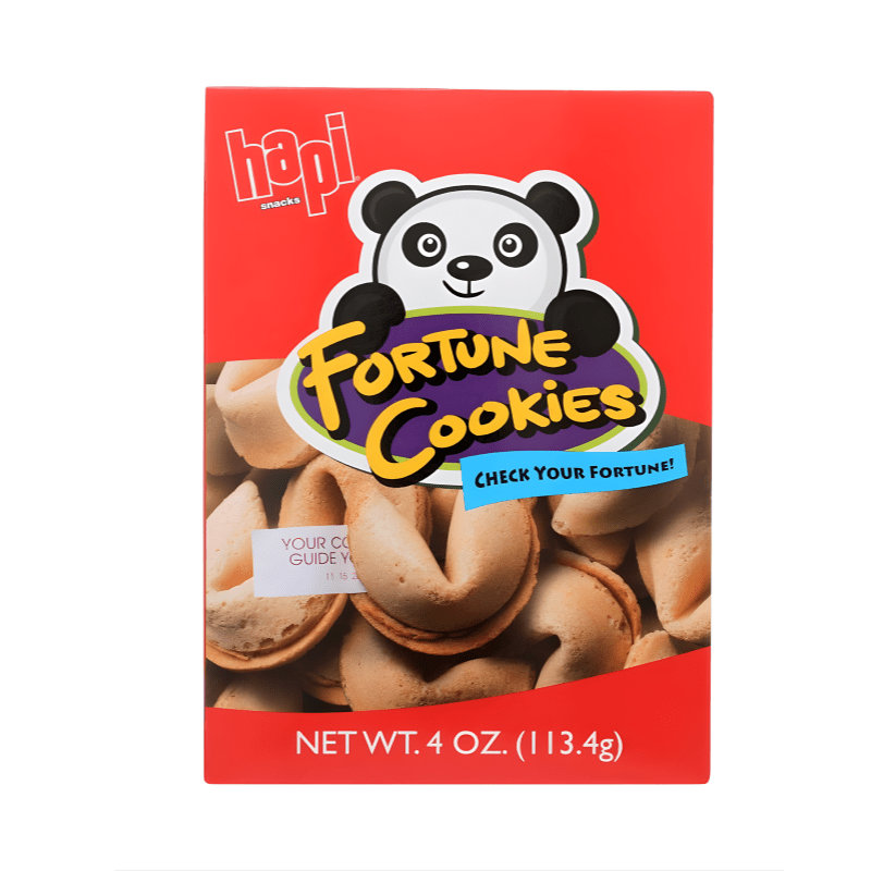 [Hapi] Fortune Cookies Box - 4 oz - A&E Foodstore