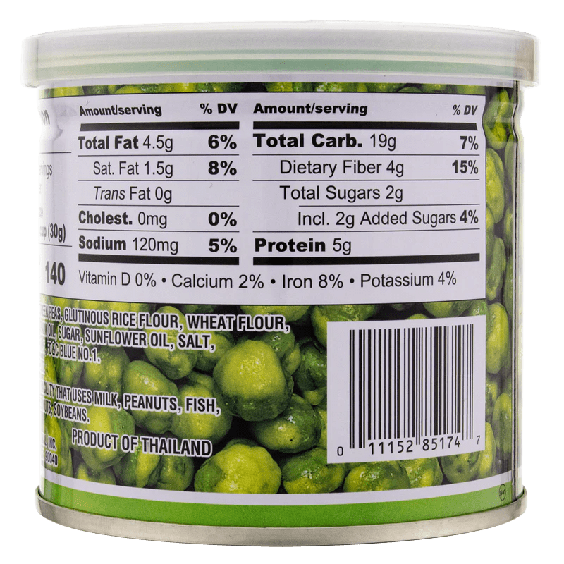 Hapi Snacks Hot Wasabi Flavored Peas 4.9 oz - A&E Foodstore
