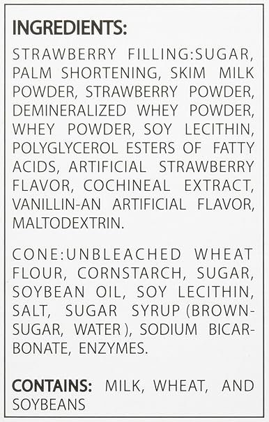 Hapi Snacks Wafer Cone Strawberry Flavored 2.5oz - A&E Foodstore