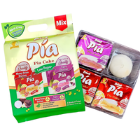 Happy Elephant Pia Cake Taro Mung Bean Durian 400 g - A&E Foodstore