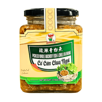 Happy Elephant Pickled Anchovy Chili 17.6oz - A&E Foodstore