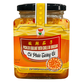 Happy Elephant Pickled Egglant With Chilli 16.6oz - A&E Foodstore