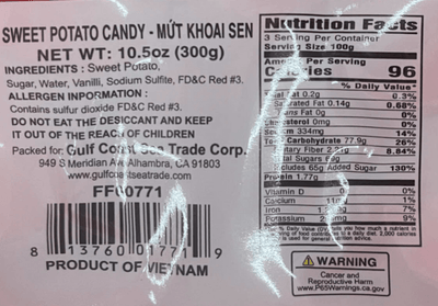 Happy Elephant Sweet Potato Candy 300g - A&E Foodstore