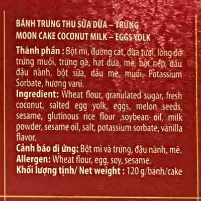 HappyElephant MoonCake Mix+CoconutMilk - Yolk 480g - A&E Foodstore