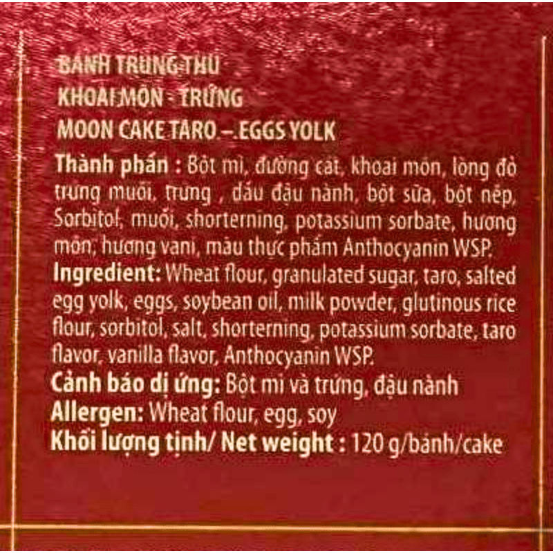 HappyElephant MoonCake (Mixed + Taro) - Yolk 480g - A&E Foodstore