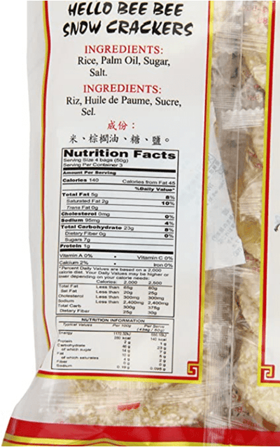 Hello Bee Bee Snow Crackers 5.3 Oz - A&E Foodstore