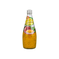 Honey Bee Basil Seed Drink Passion Fruit Flavor 9.8oz - A&E Foodstore
