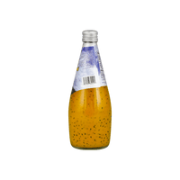 Honey Bee Basil Seed Drink Passion Fruit Flavor 9.8oz - A&E Foodstore