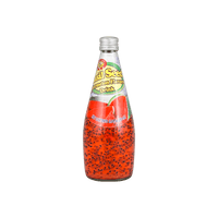 Honey Bee Basil Seed Drink Watermelon Flavor 9.8oz - A&E Foodstore