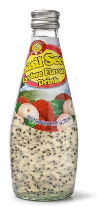 Honey Bee Basil Seed Lychee Flavor Drink 9.8 fl.oz - A&E Foodstore