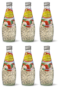 Honey Bee Basil Seed Lychee Flavor Drink 9.8 fl.oz - A&E Foodstore