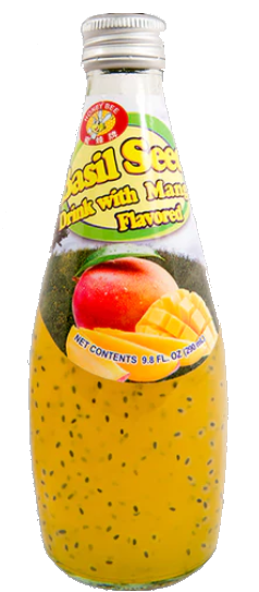 Honey Bee Basil Seed Mango Drink 9.8oz - A&E Foodstore
