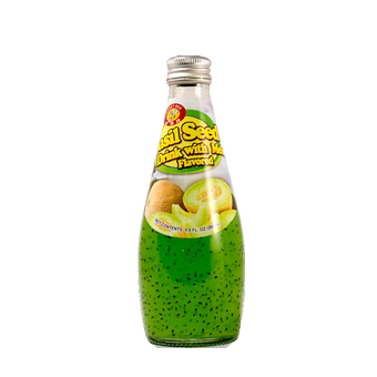 Honey Bee Basil Seed Melon Flavored Drink 9.8oz