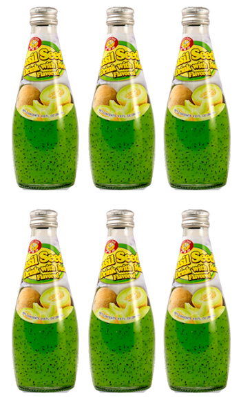 Honey Bee Basil Seed Melon Flavored Drink 9.8oz - A&E Foodstore
