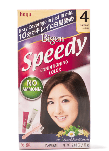 Hoyu Bigen Hair Color Hair Dye Speedy 04 Chestnut 1 box - A&E Foodstore
