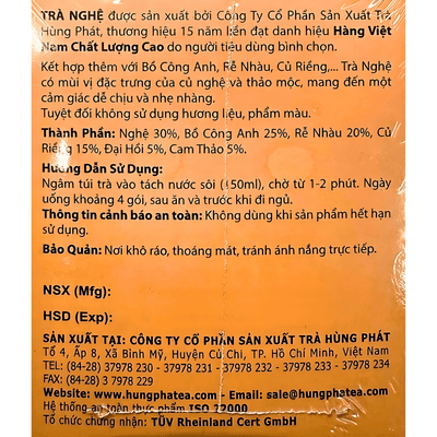 Hung Phat Turmeric Tea 50g - A&E Foodstore