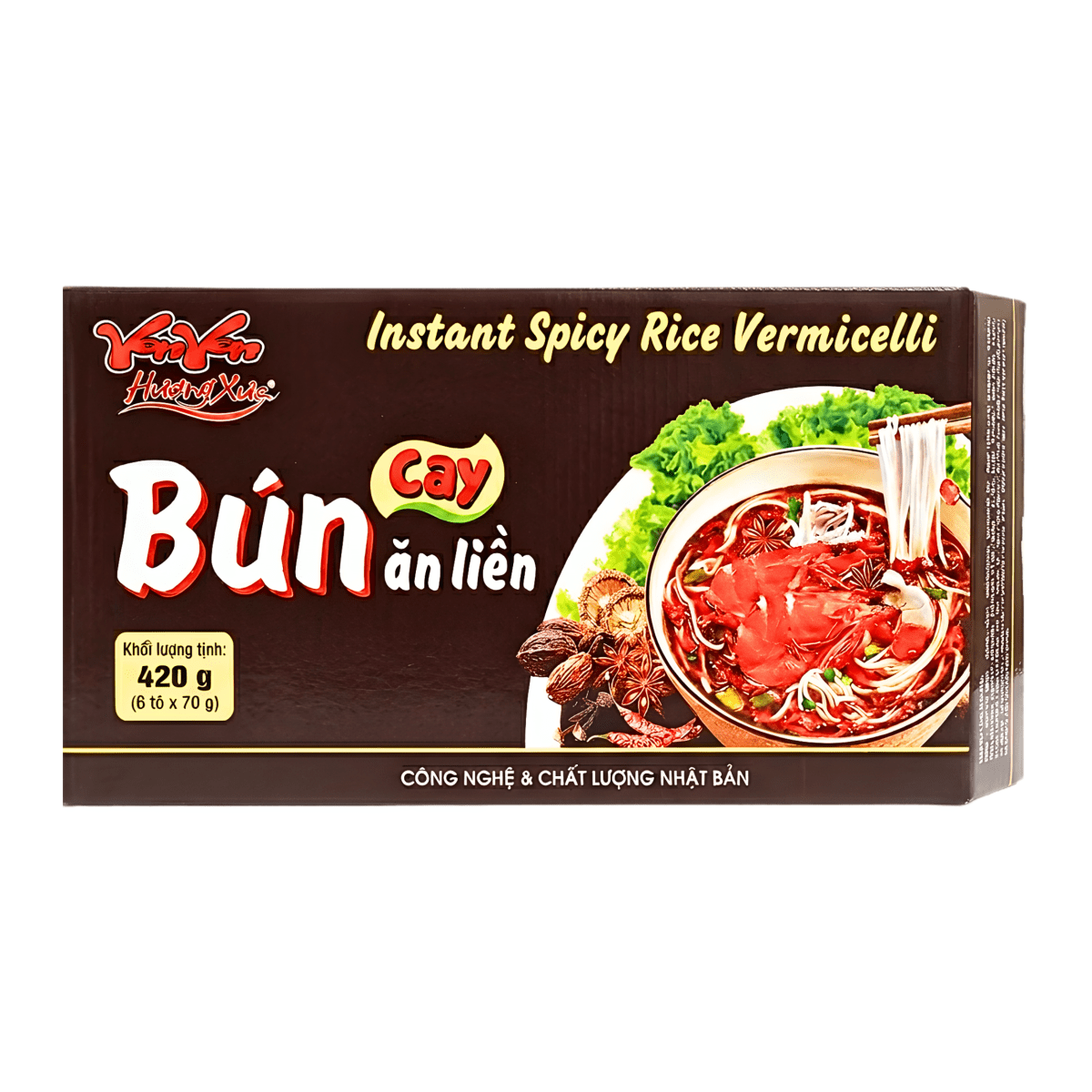 [HUONG XUA] Spicy Rice Vermicelli - 70g - A&E Foodstore