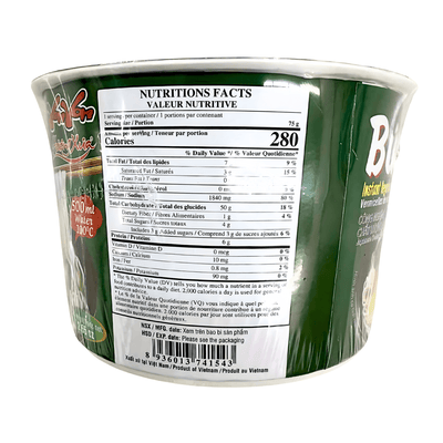 [HUONG XUA] Vegetarian Rice Vermicelli - 75g - A&E Foodstore
