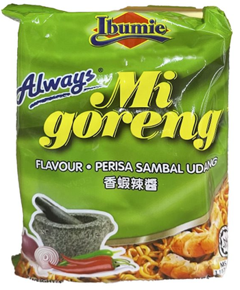 Ibumie Always Mi Goreng Sambal Udang - A&E Foodstore
