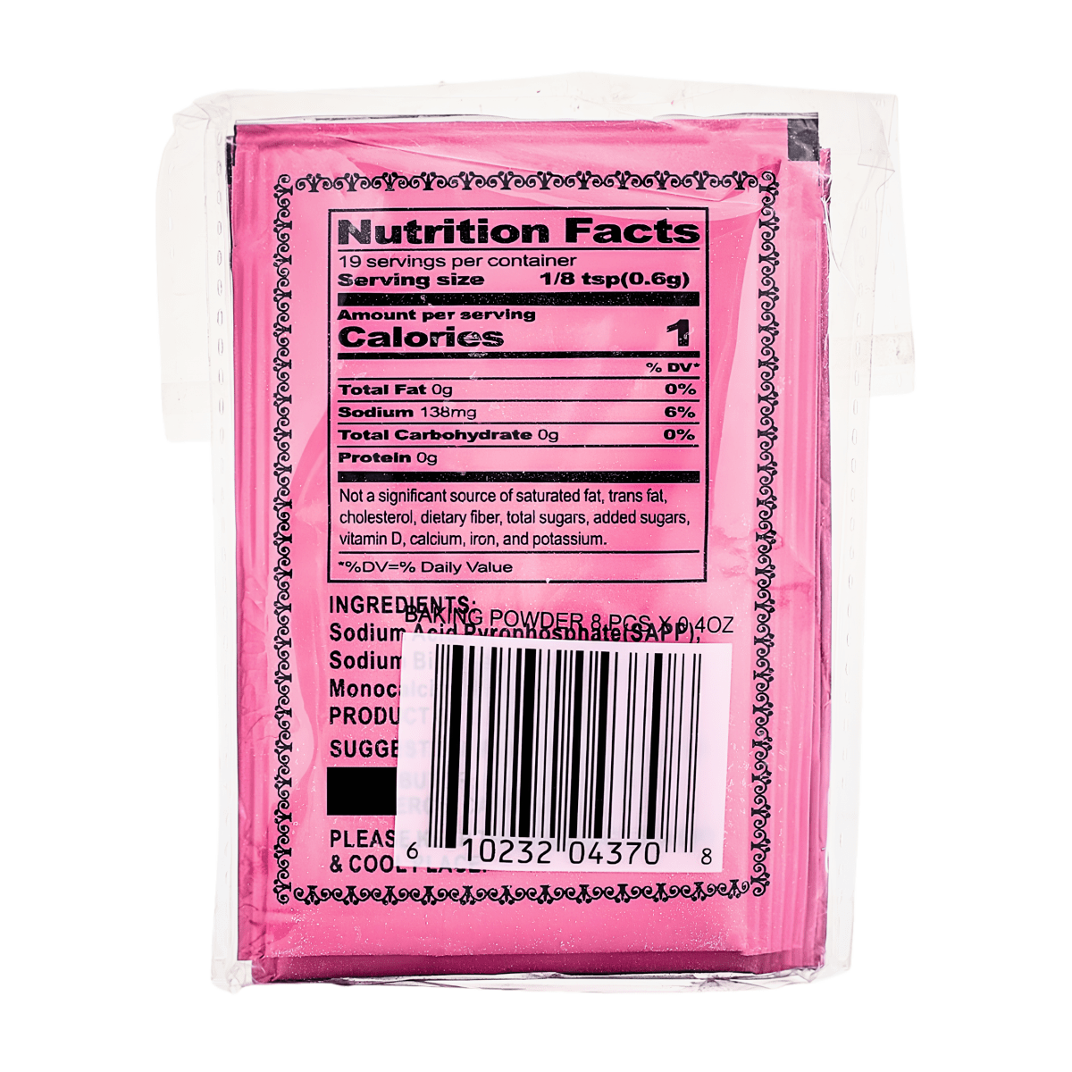 [IHA] Baking Powder - 0.4oz(Pack of 8) - A&E Foodstore