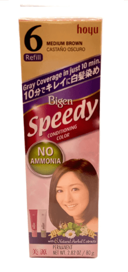Japan Hoyu Bigen Speedy Conditoning Color  6 No Ammonia 40g+40g 1 box - A&E Foodstore