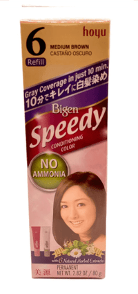 Japan Hoyu Bigen Speedy Conditoning Color  6 No Ammonia 40g+40g 1 box - A&E Foodstore