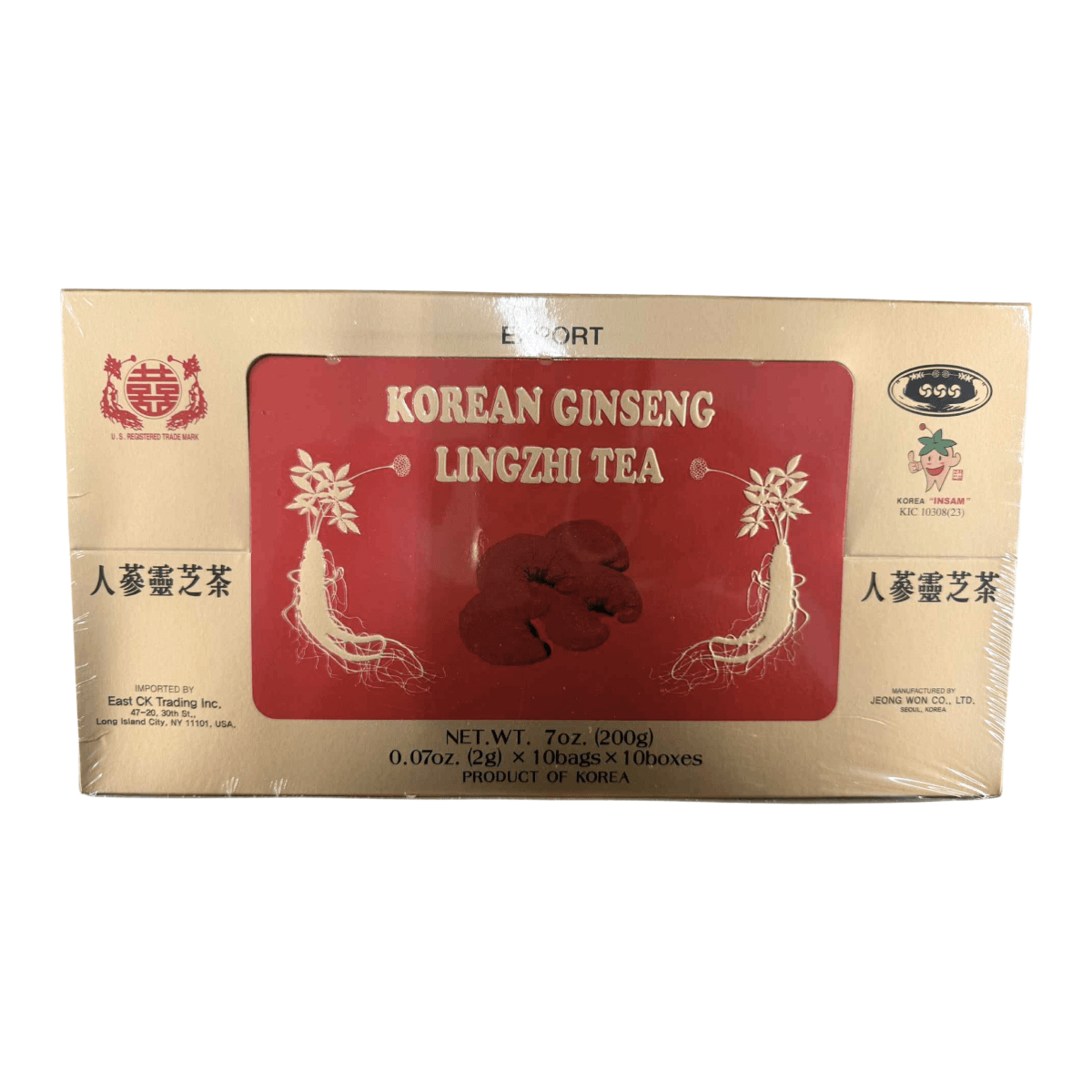 Jeong Won Korean Ginseng Lingzhi Tea - A&E Foodstore