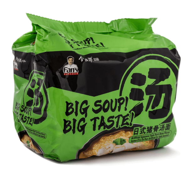 JinMaiLang Fan's Kitchen Instant Noodles, Japanese - Style Pork Bone Flavor 690 g - A&E Foodstore