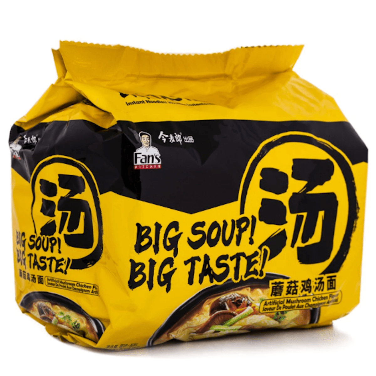 JinMaiLang Fan's Kitchen Instant Noodles, Mushroom Chicken Flavor 690 g - A&E Foodstore