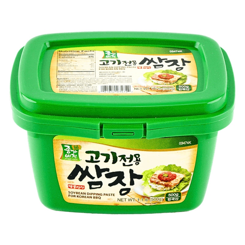 Jongga Soybean Dipping Paste for Korean BBQ 500g - A&E Foodstore