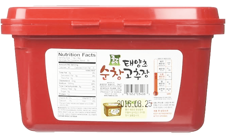 Jonggavision Gochujang Hot Pepper Paste 2.2lb - A&E Foodstore