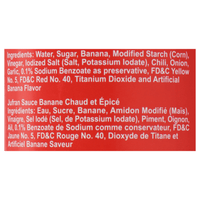 [JUFRAN] Banana Sauce Hot - 19.75 oz - A&E Foodstore