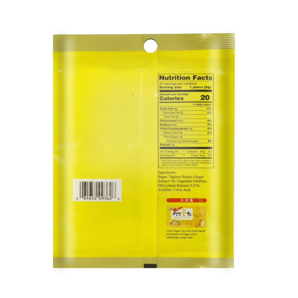 Kabuto 100% Natural Lemon Ginger Candy 3.5oz - A&E Foodstore