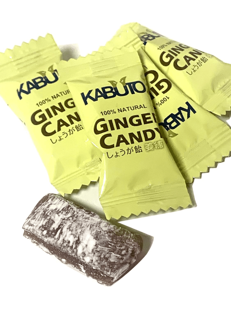 Kabuto Strong Ginger Taste Nature Original Flavor Ginger Candy 3.5oz - A&E Foodstore
