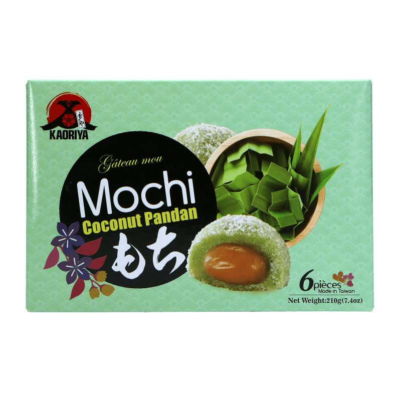 Kaoriya Coconut Pandan Mochi Cake 210g - A&E Foodstore