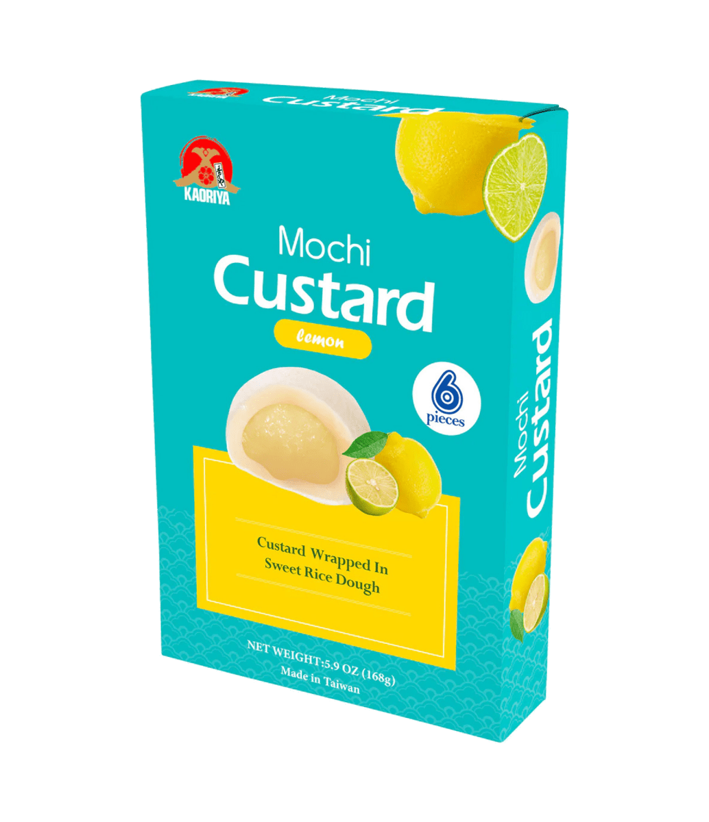 Kaoriya – Custard Mochi (Lemon) 168g - A&E Foodstore