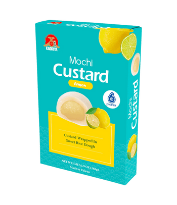 Kaoriya – Custard Mochi (Lemon) 168g - A&E Foodstore