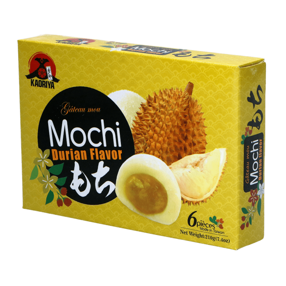 Kaoriya Durian Flavor Mochi Cake 210g - A&E Foodstore