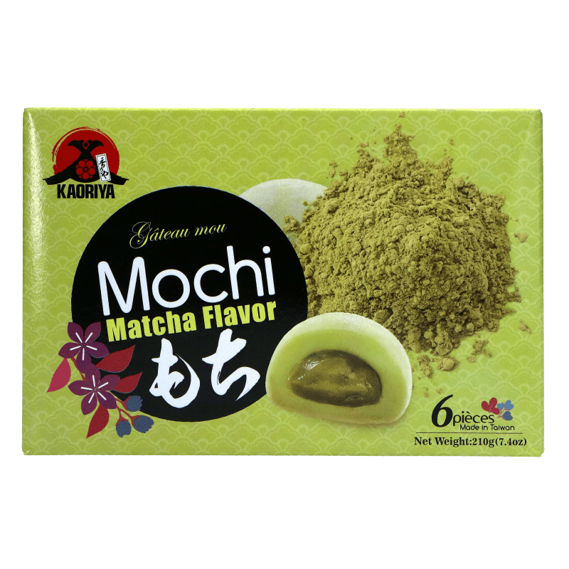 Kaoriya Matcha Flavor Mochi Cake 210g - A&E Foodstore
