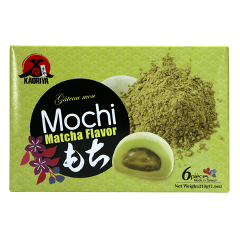 Kaoriya Matcha Flavor Mochi Cake 210g - A&E Foodstore